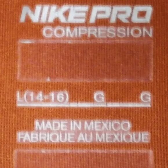 NIKI PRO Compression DRI-FIT Boy's Long Sleeve Size L (14/16) Copper Colored - Picture 7 of 7